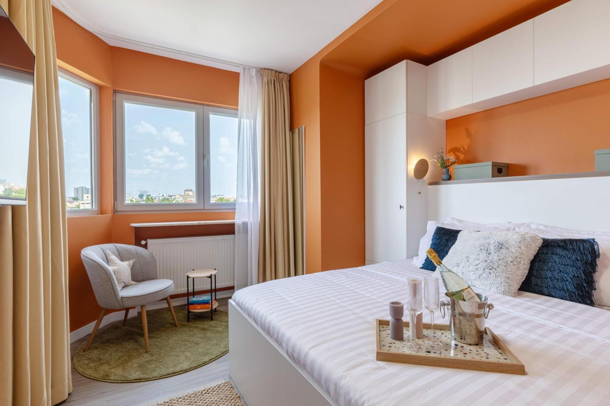 דירות בוקרשט Playful & Bright 1Br Near The Faculty Of Law מראה חיצוני תמונה